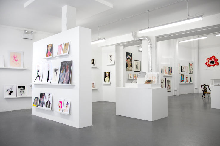 SHOWstudio Fashion Illustration Floral Street Pop-Up