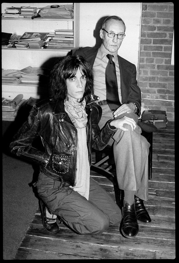 William with Patti Smith at his home, Franklin Street, NYC