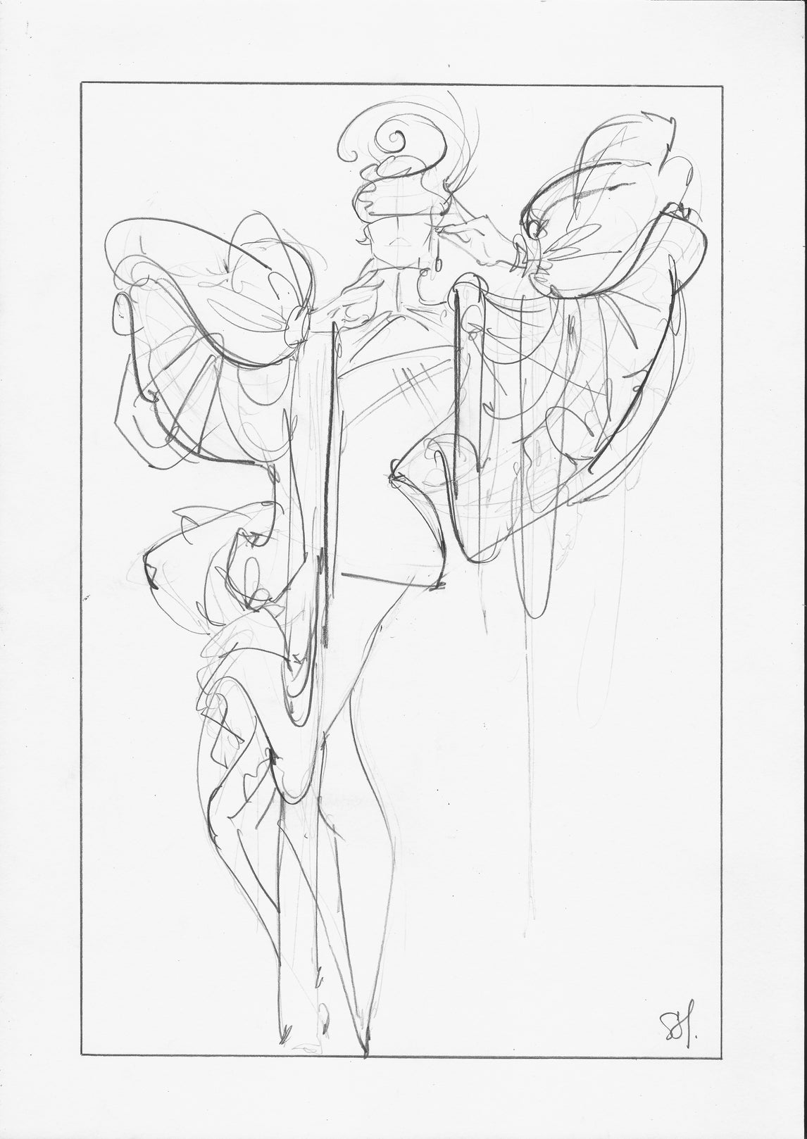 Divinely Draped Sketch Plan