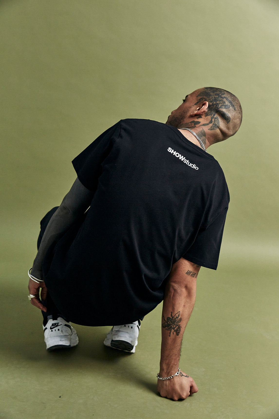 Black 'Sportswear' T-Shirt