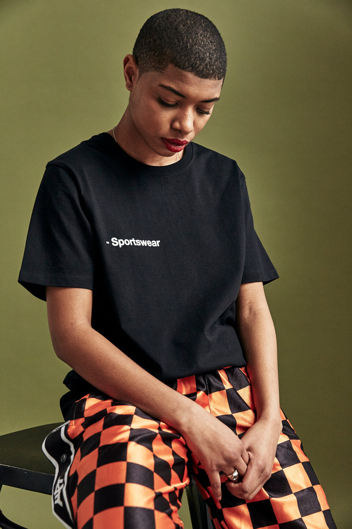 Black 'Sportswear' T-Shirt