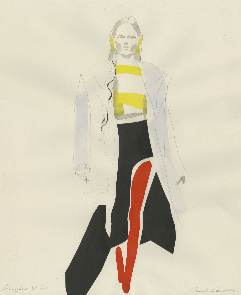 Mugler S/S 20 Fashion Silhouette