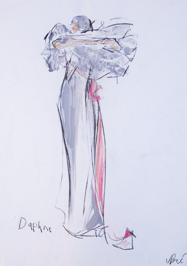 Daphne with pink bow