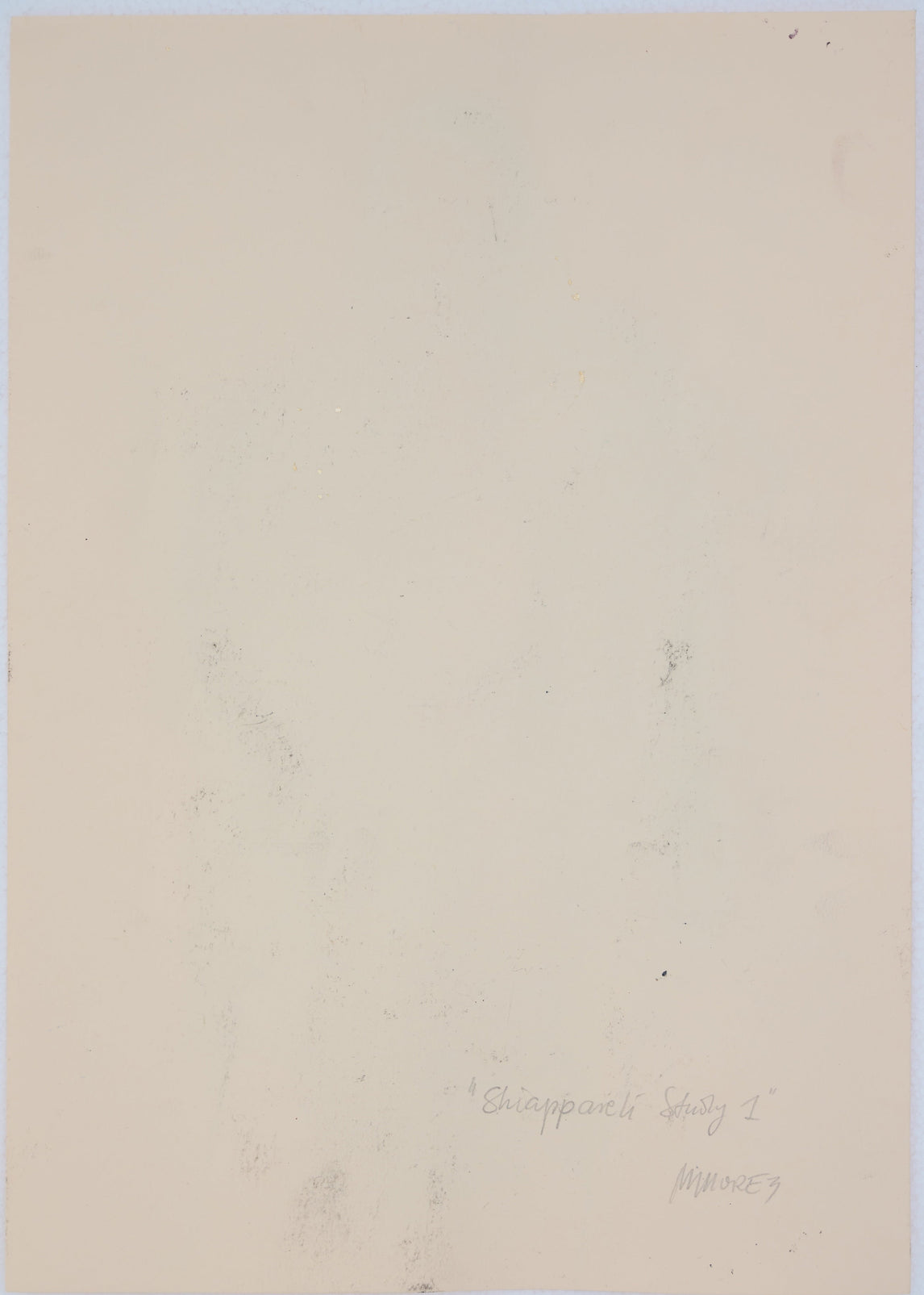 Schiapparelli Study 1
