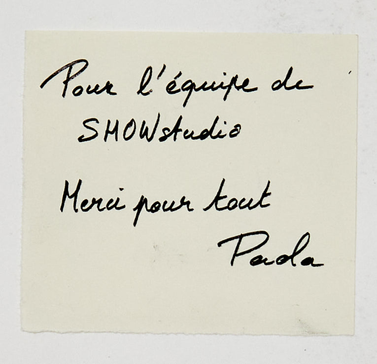 Merci SHOWstudio
