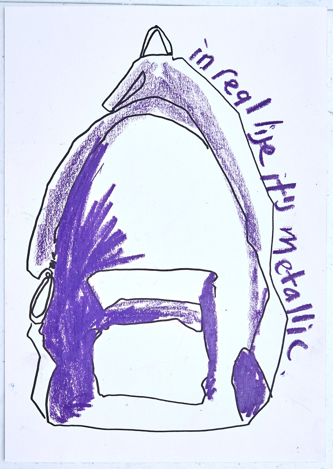 Marques’Almeida “in real life it’s metallic”