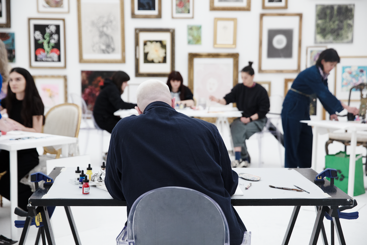Illustration Masterclass at SHOWstudio with Rob Unett