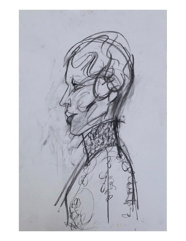 Daphne portrait - side profile