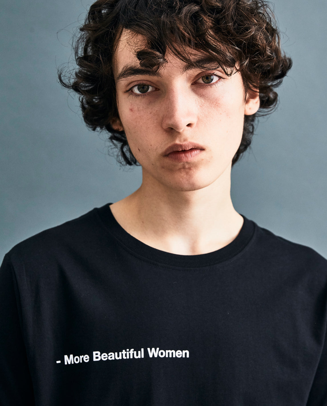 Black 'More Beautiful Women' T-shirt