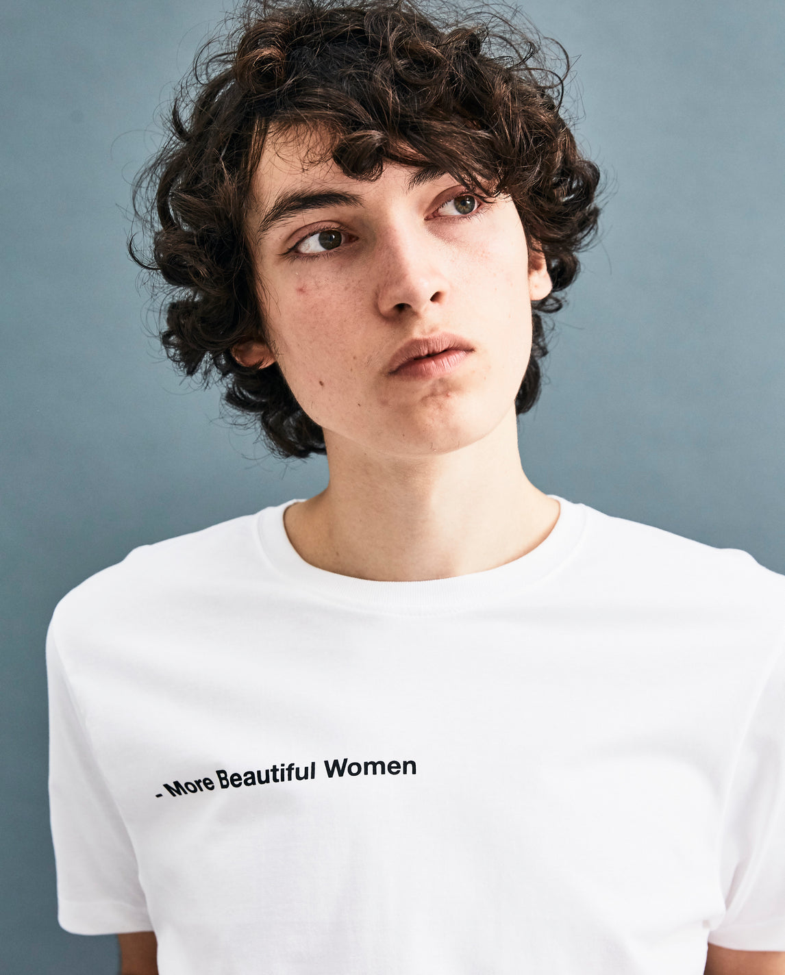 White 'More Beautiful Women' T-shirt