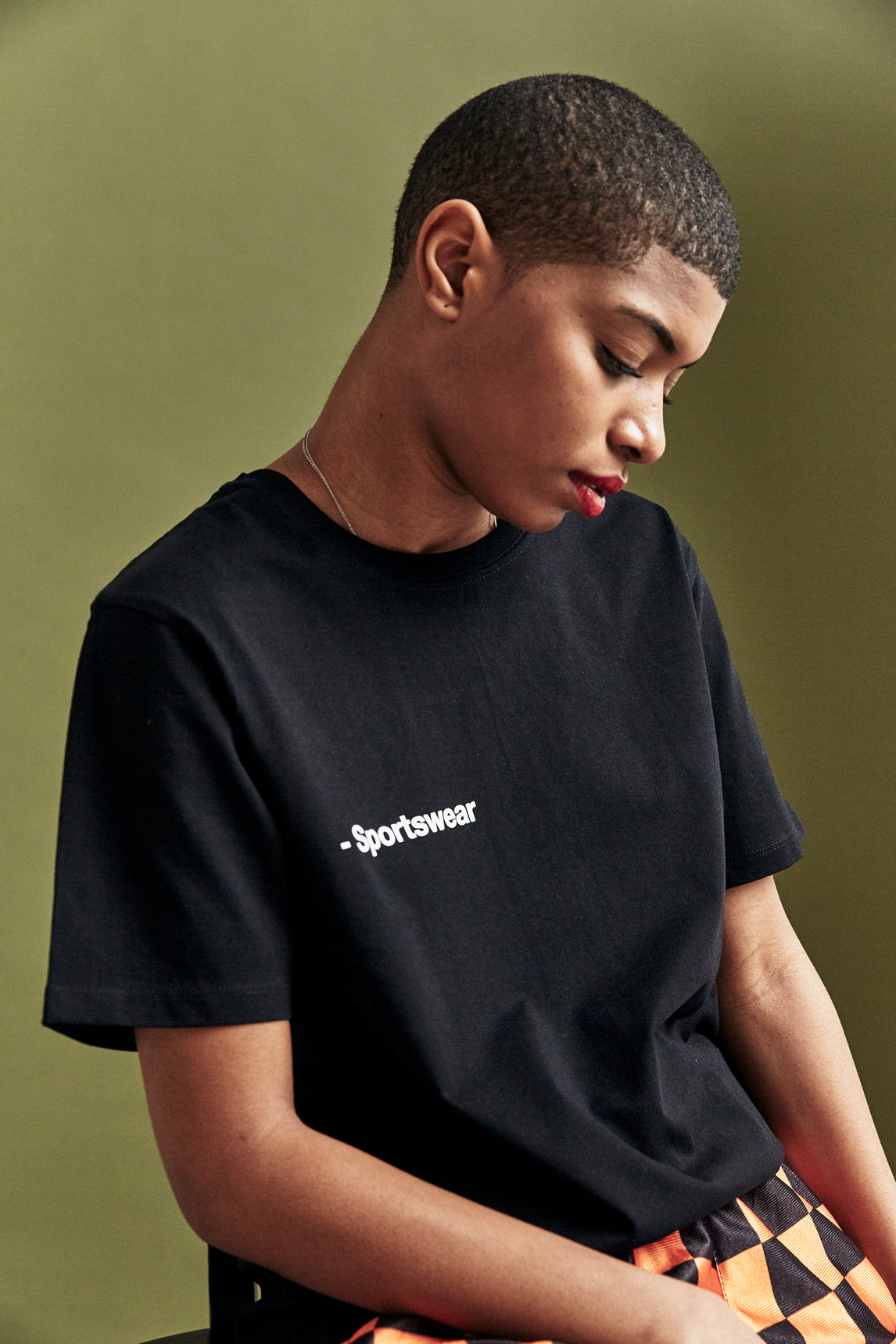 Black 'Sportswear' T-Shirt