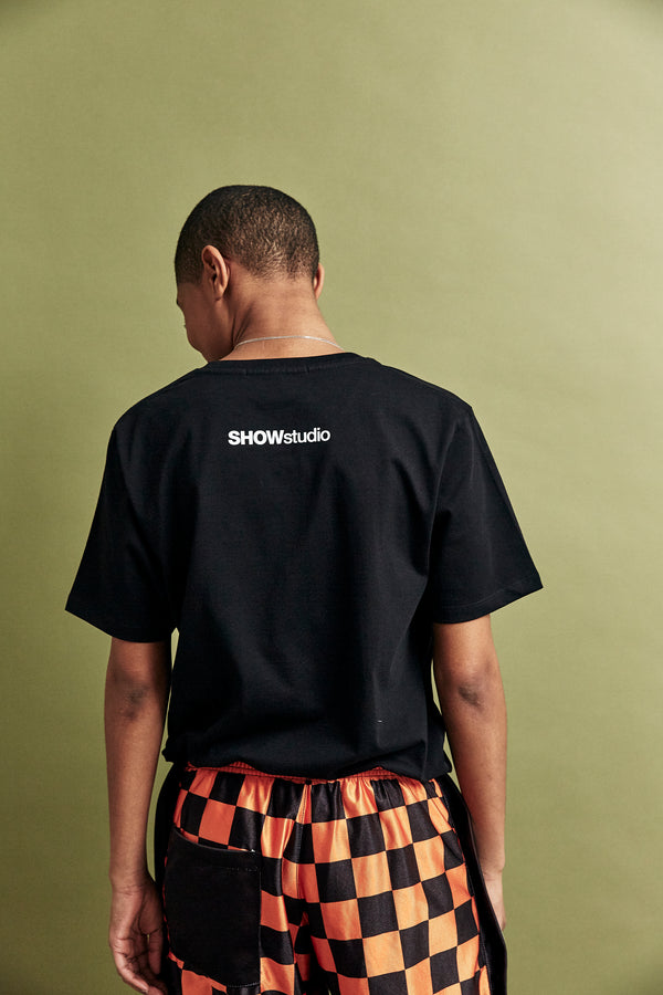 Black 'Subjective' T-shirt